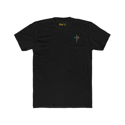 Isaiah 43:2 Ocean Themed Growth Cross Cotton Tee