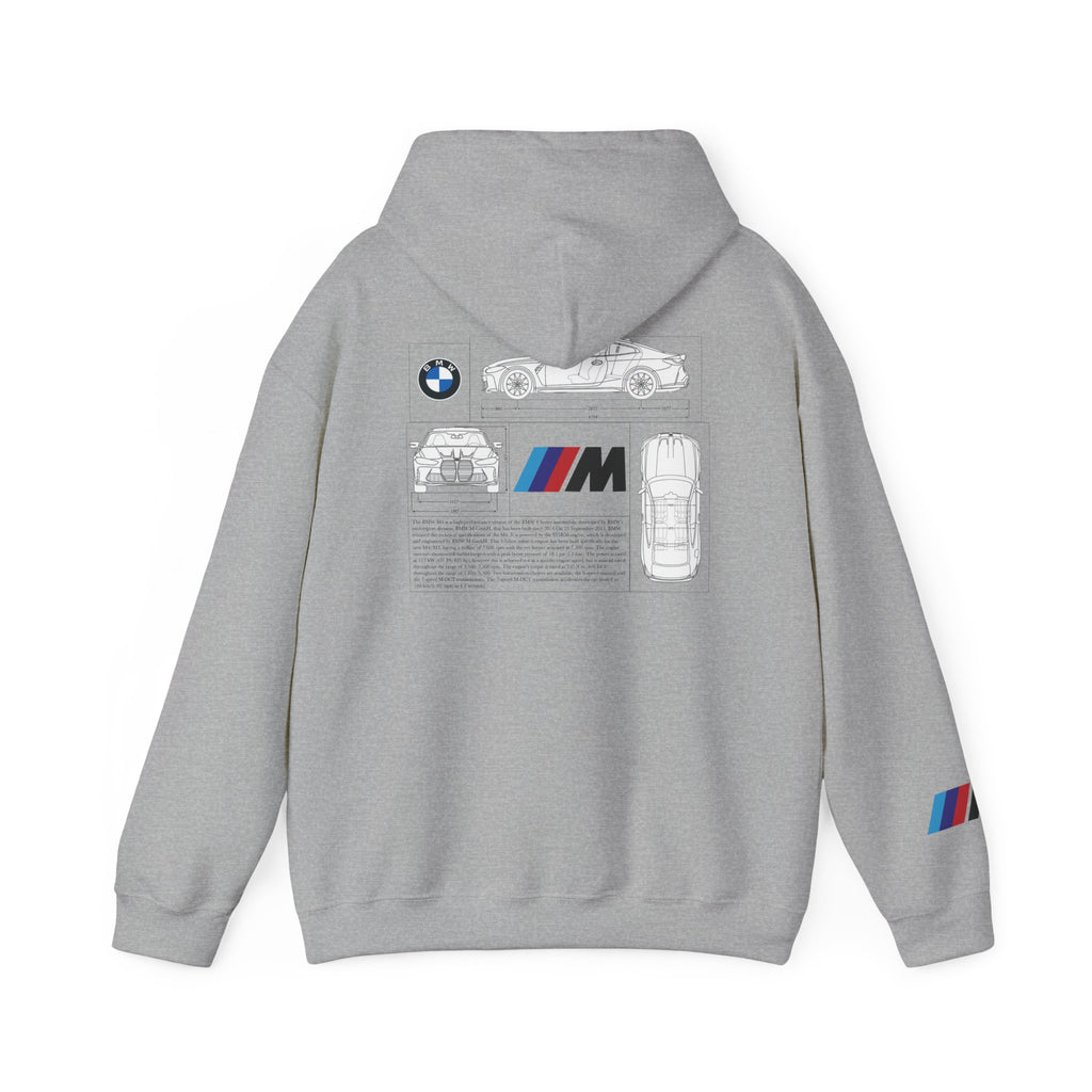 Blueprint Automotive Unisex Hoodie - M4 Design