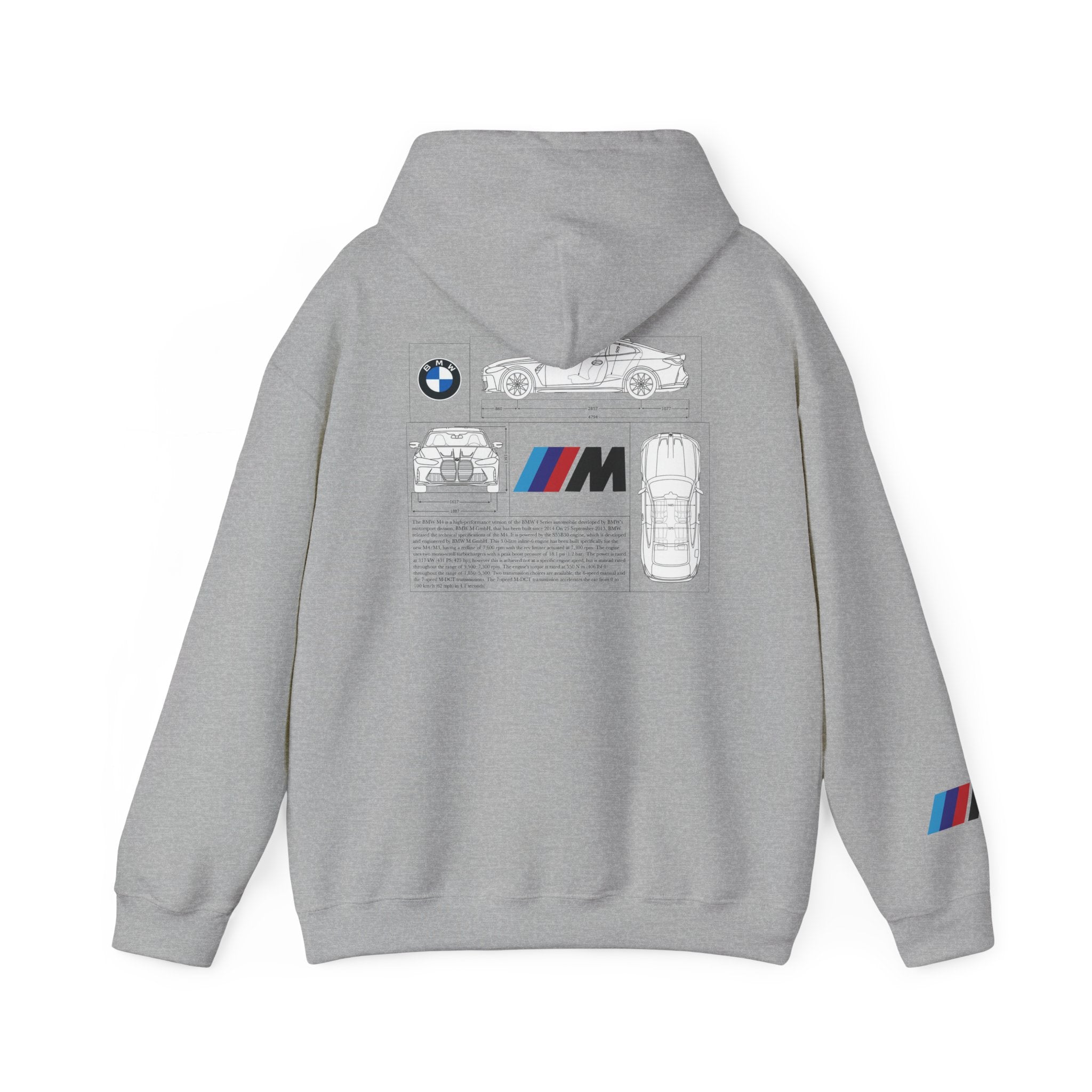 Blueprint Automotive Unisex Hoodie - M4 Design