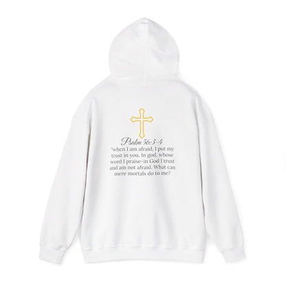 Psalm56 No Fear Cotton Cross Hoodie