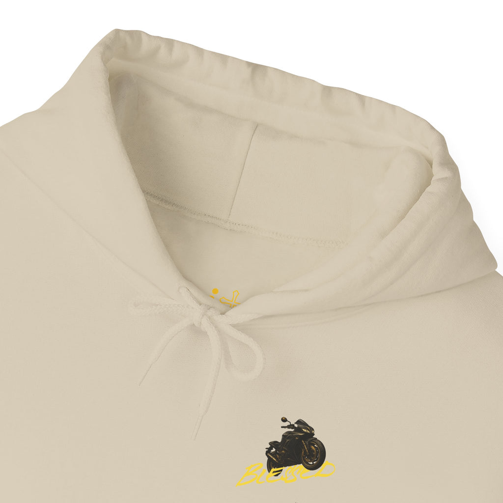 Blessed Motorcycle Heavy Cotton Hoodie