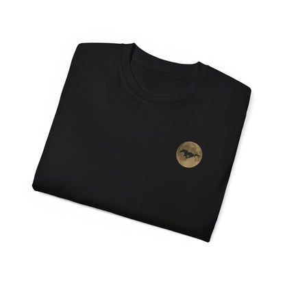 Unisex Cotton Mustang "Run Wild" Moon Car Tee