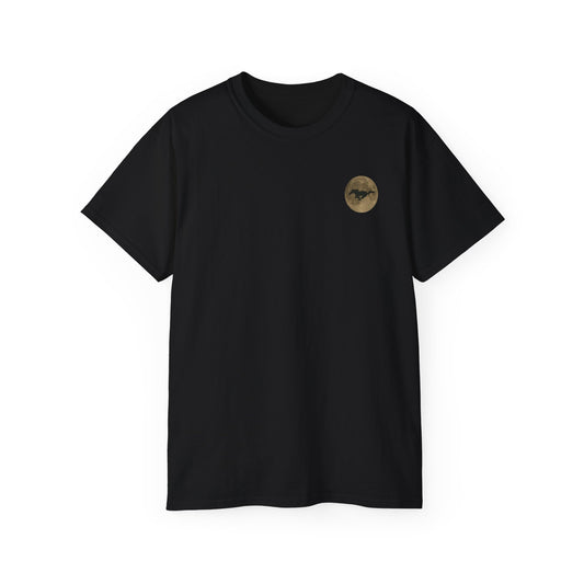 Unisex Cotton Mustang "Run Wild" Moon Car Tee