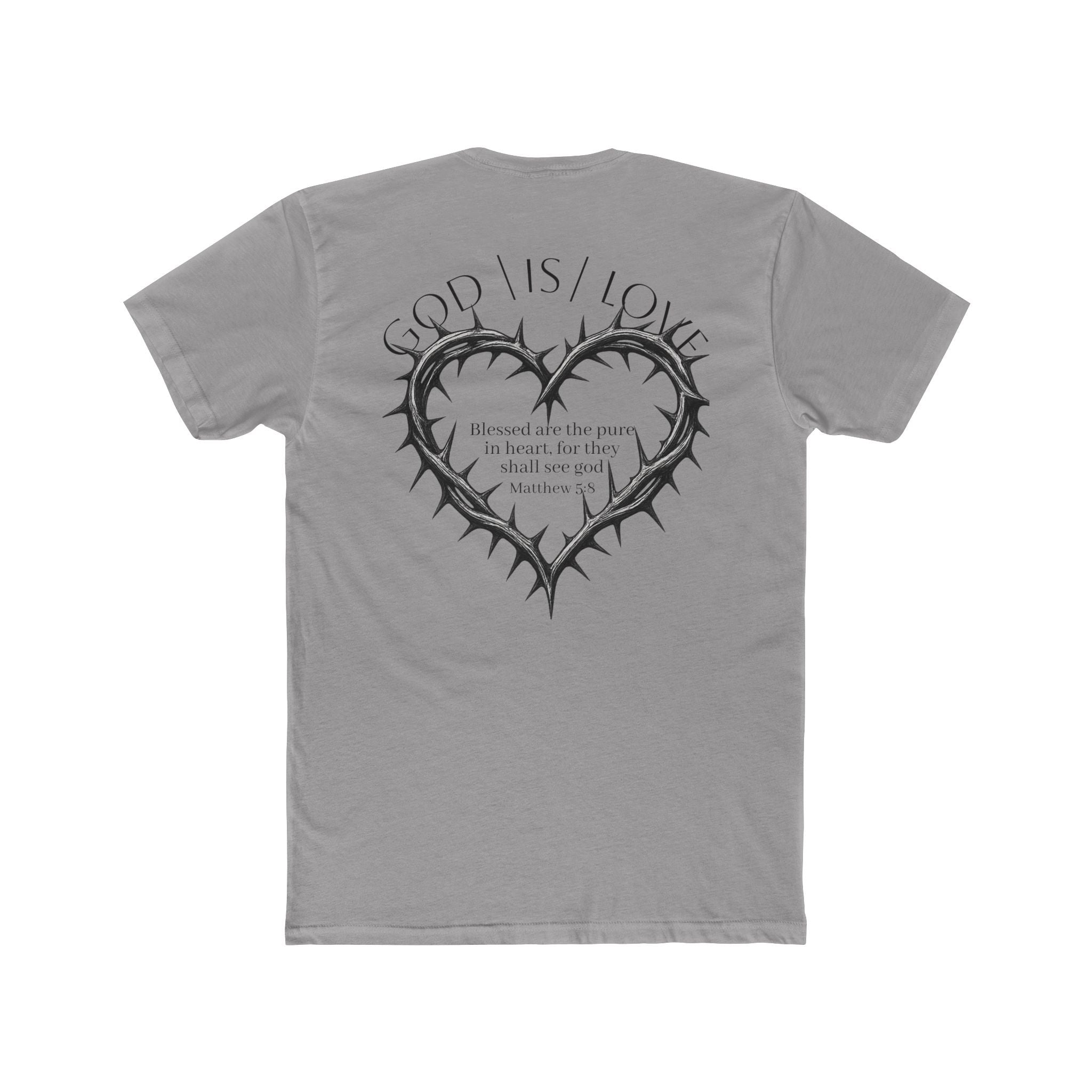 Matthew 5:8 Thorn Heart Cotton Tee