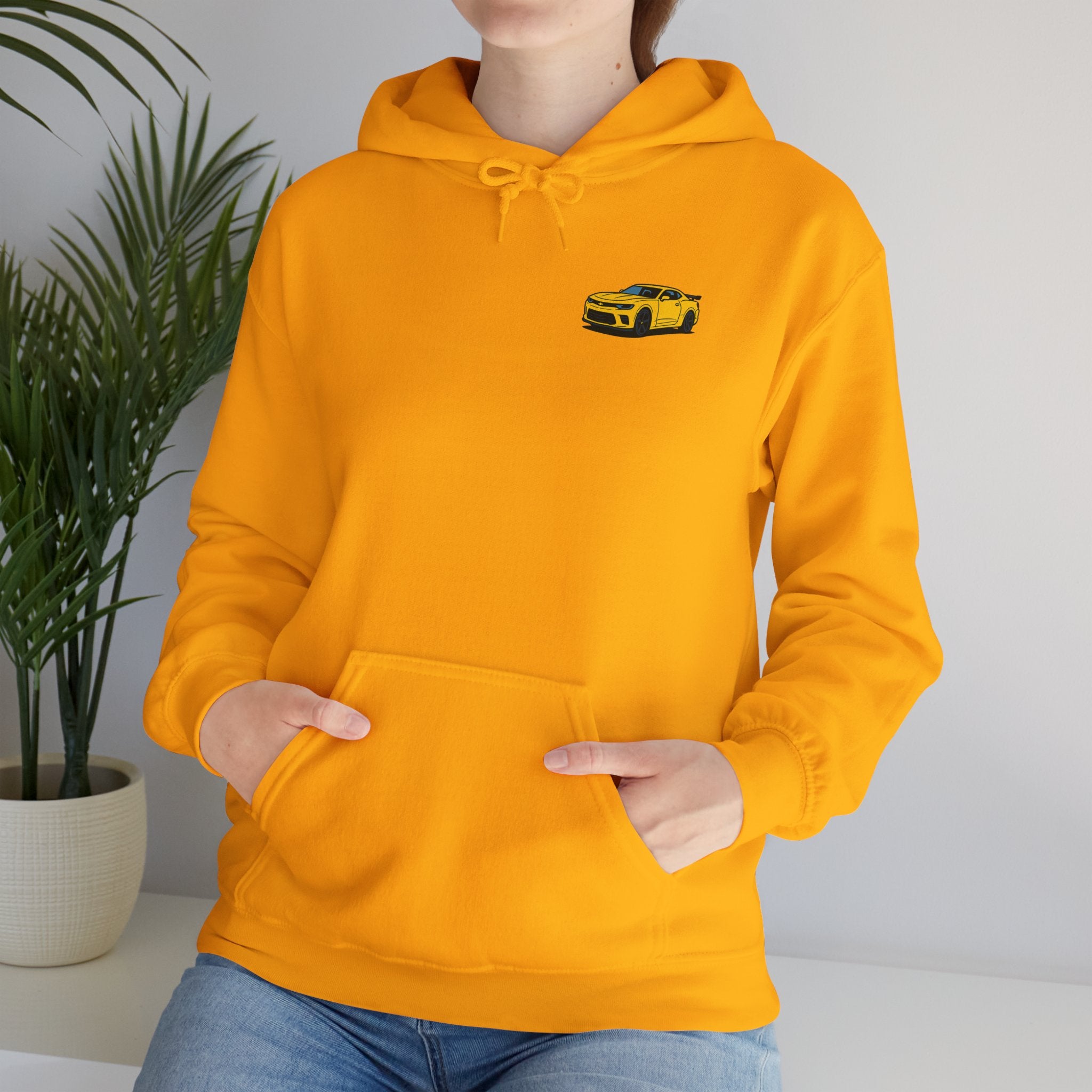 Cotton Camero Car Unisex Hoodie