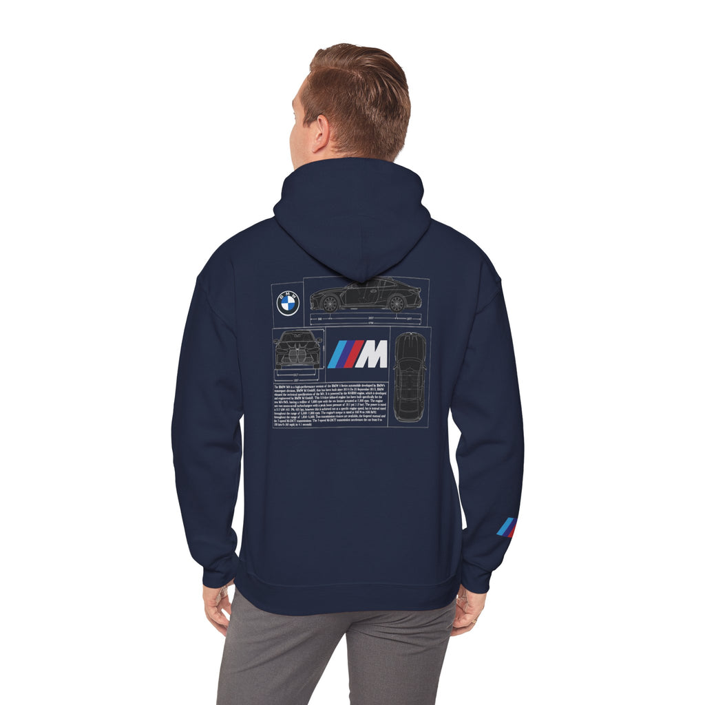 Blueprint Automotive Unisex Hoodie - M4 Design