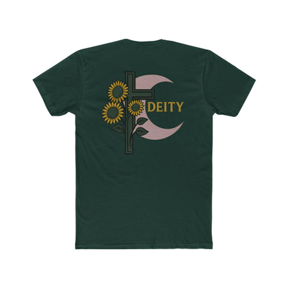Sunflowers Moon Deity Unisex Cotton Tee