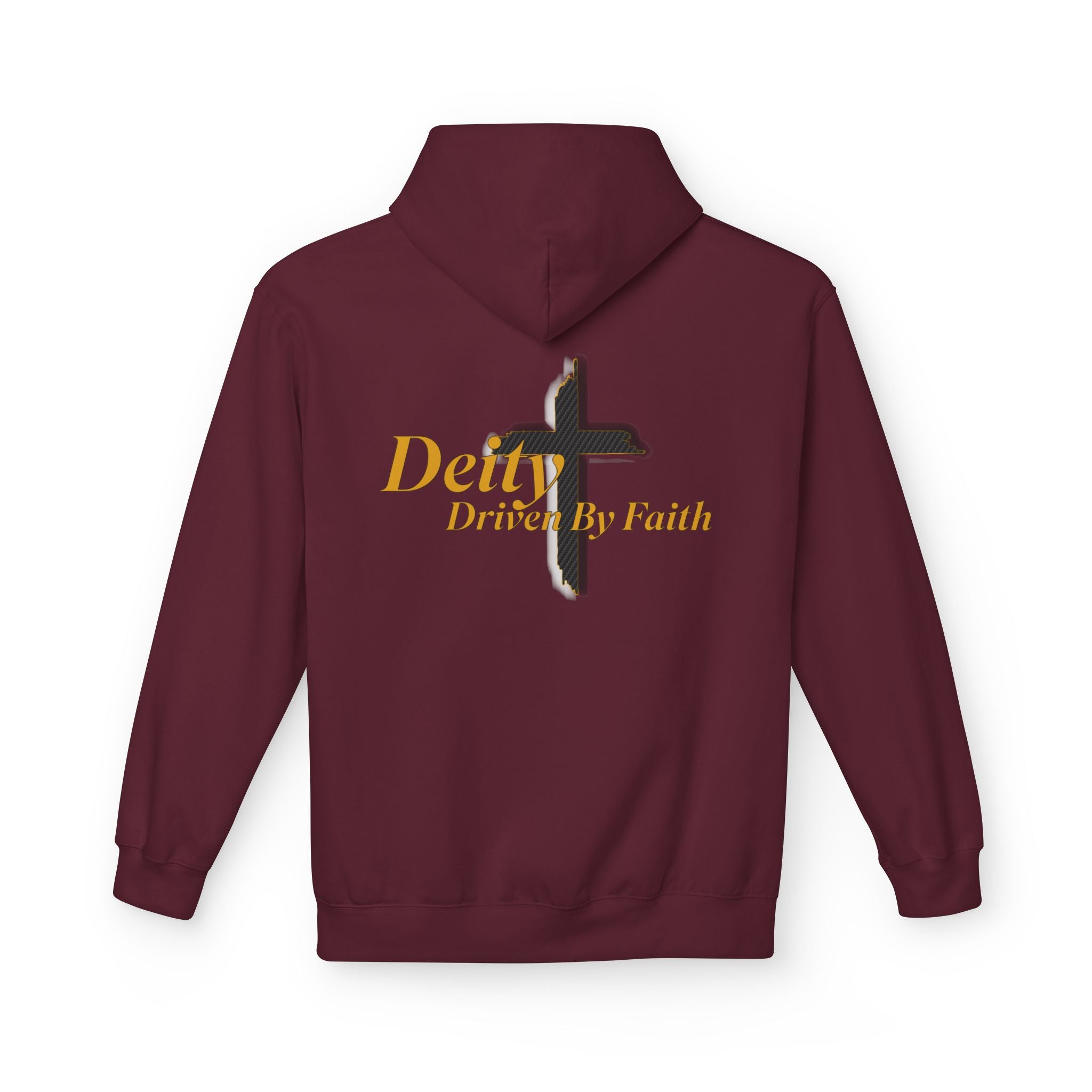 Driven By Faith Carbon Cross Hoodie