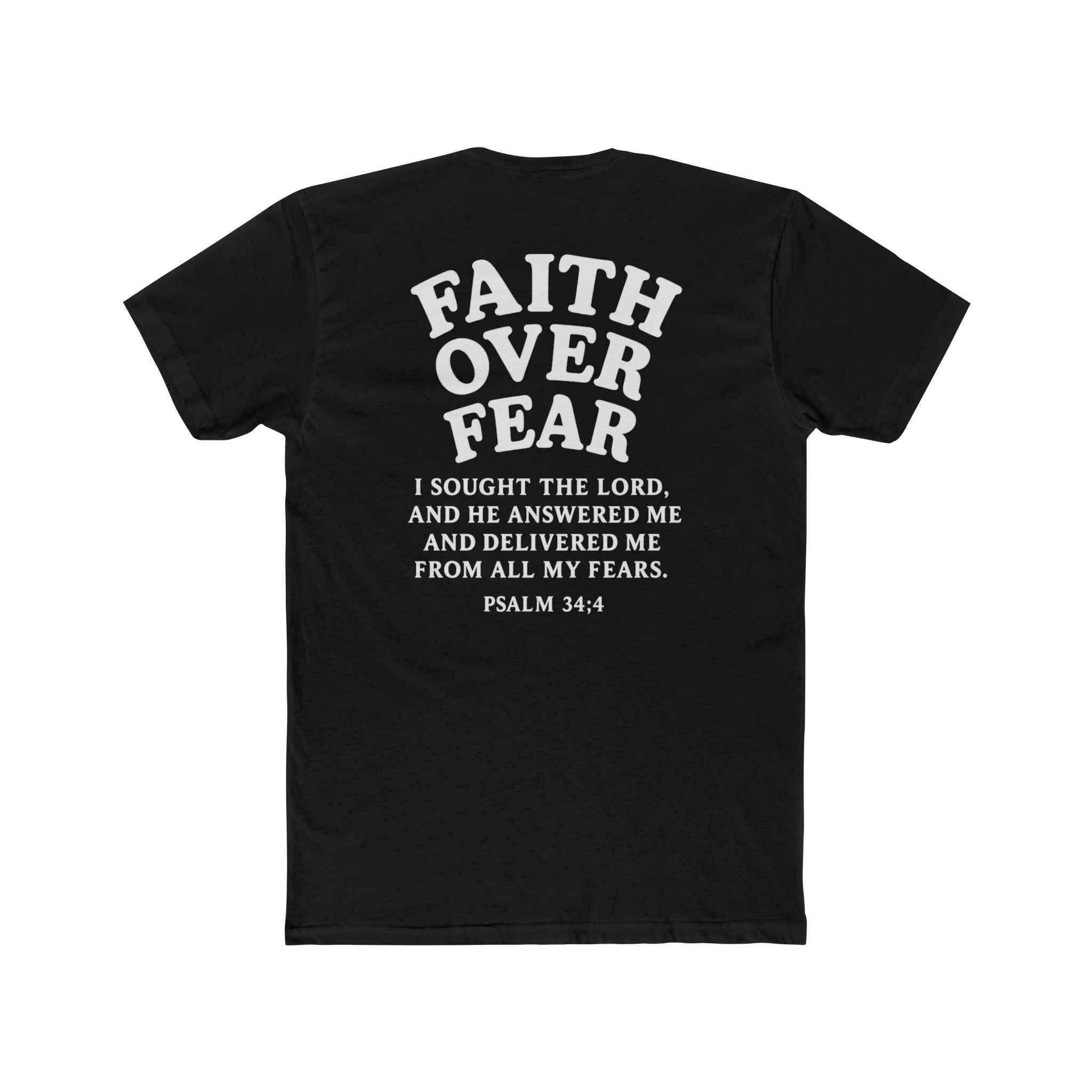 Faith Over Fear Pastel Unisex Cotton Tee