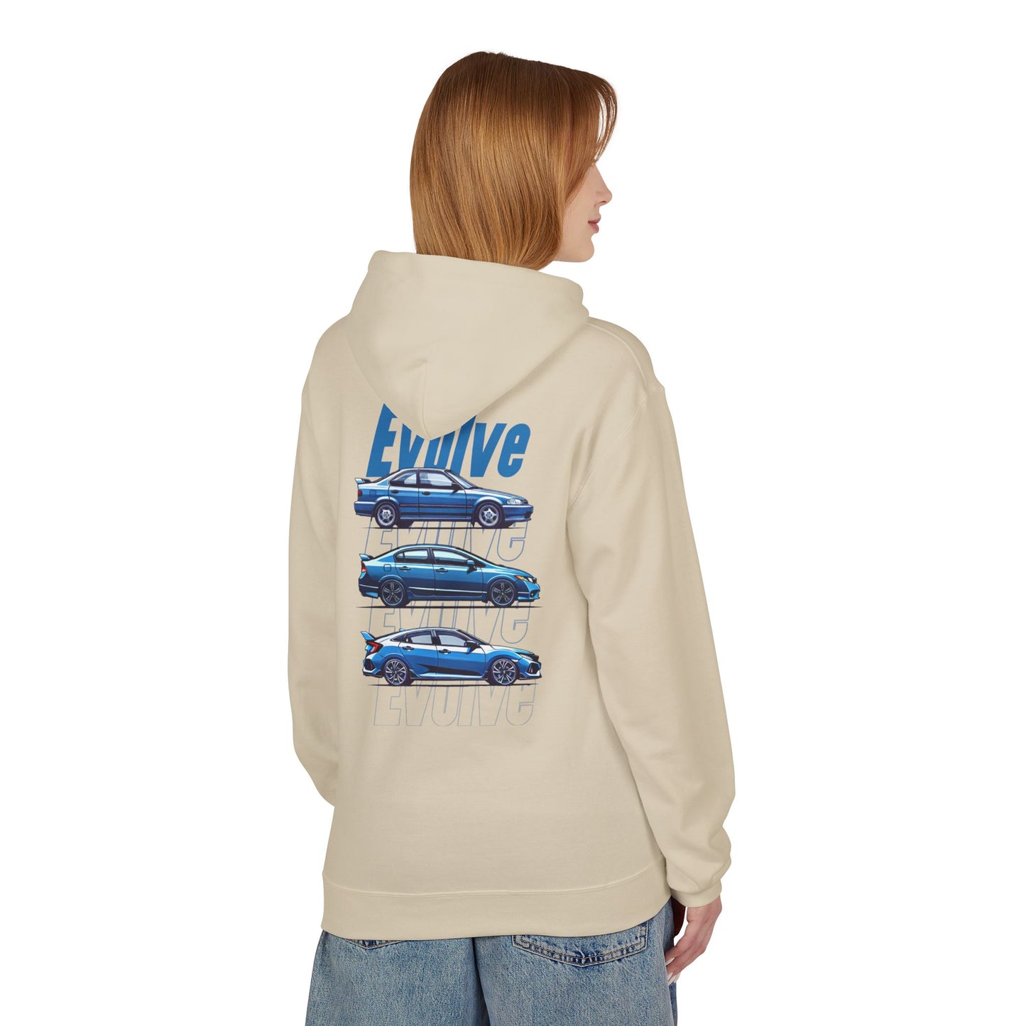 Evolve Blue Sport Cotton Hoodie