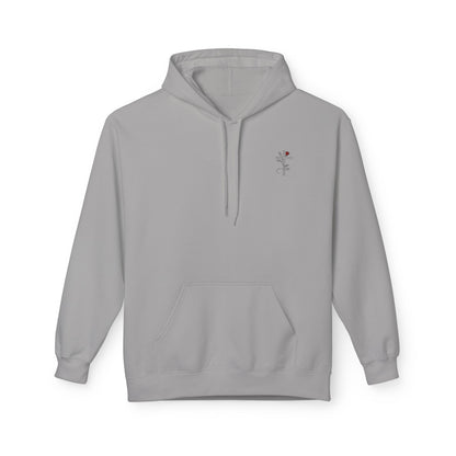 Romans 5:3-5 Rose Vine Growth Collection Cotton Hoodie