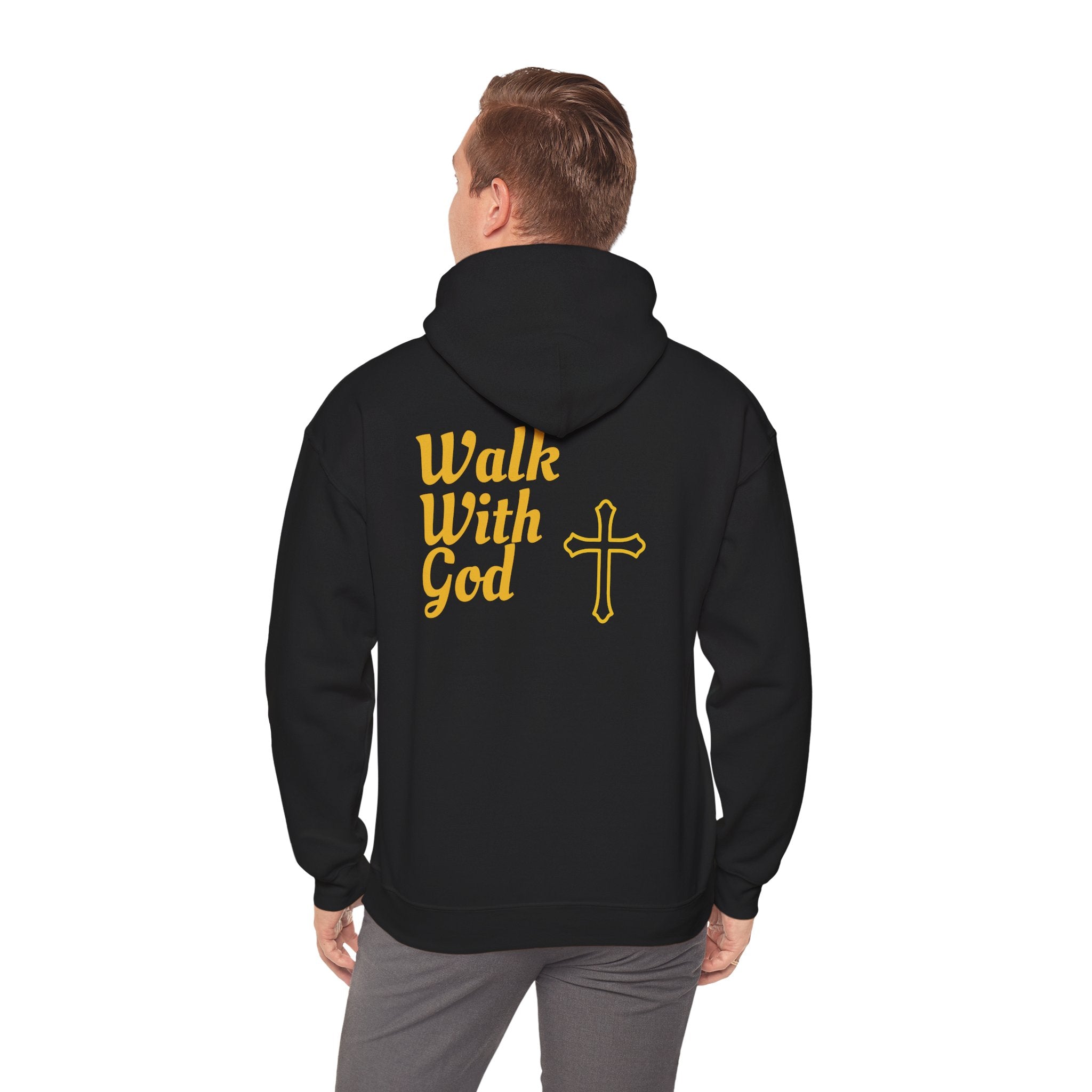 Walk With God Cotton Cross Hoodie