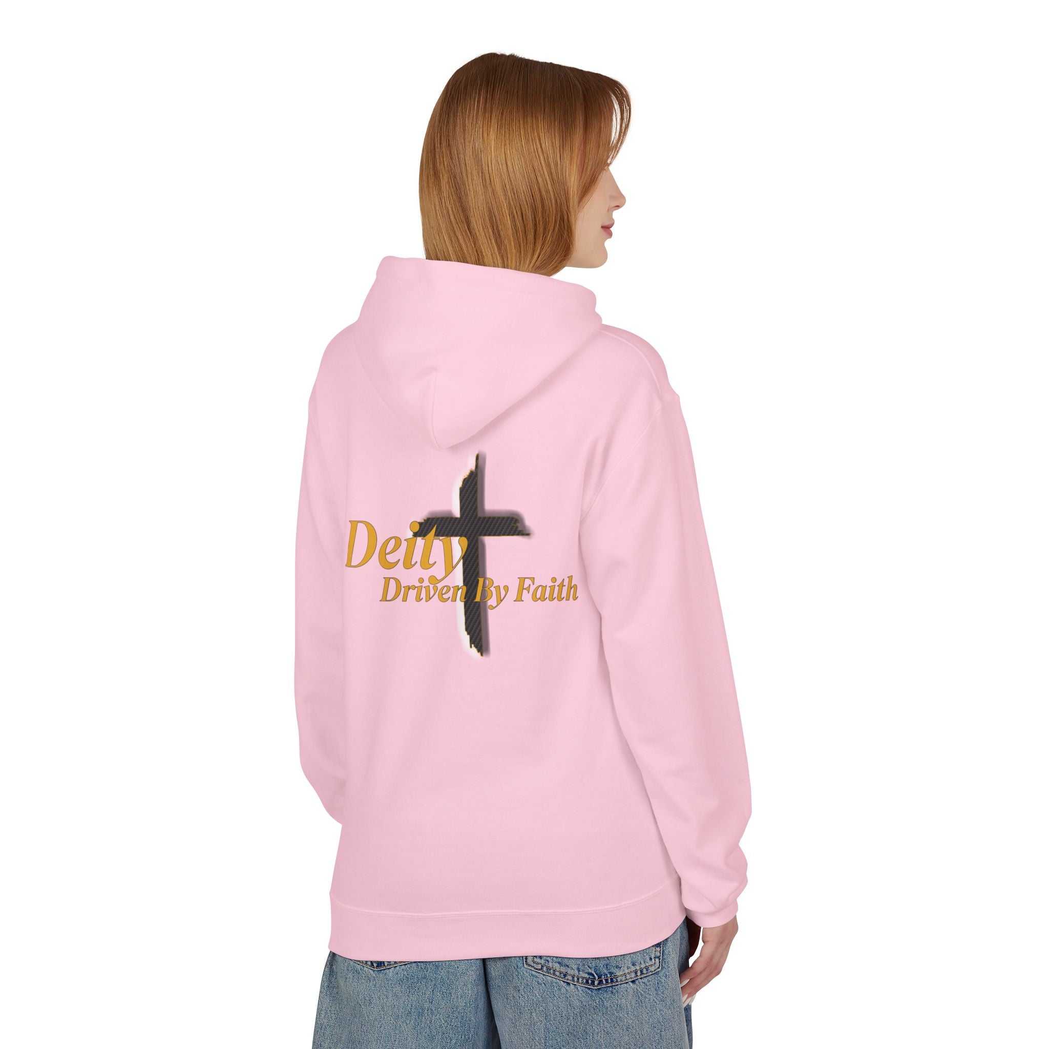 Driven By Faith Carbon Cross Hoodie