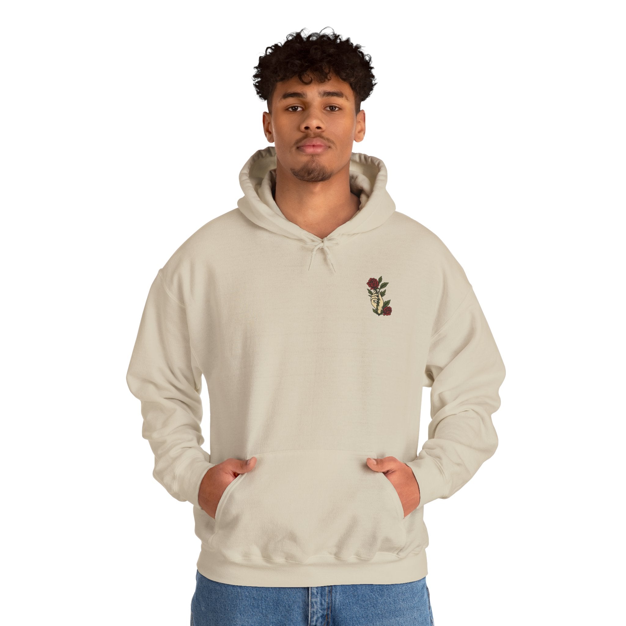 Trust God Rose Unisex Cotton Hoodie