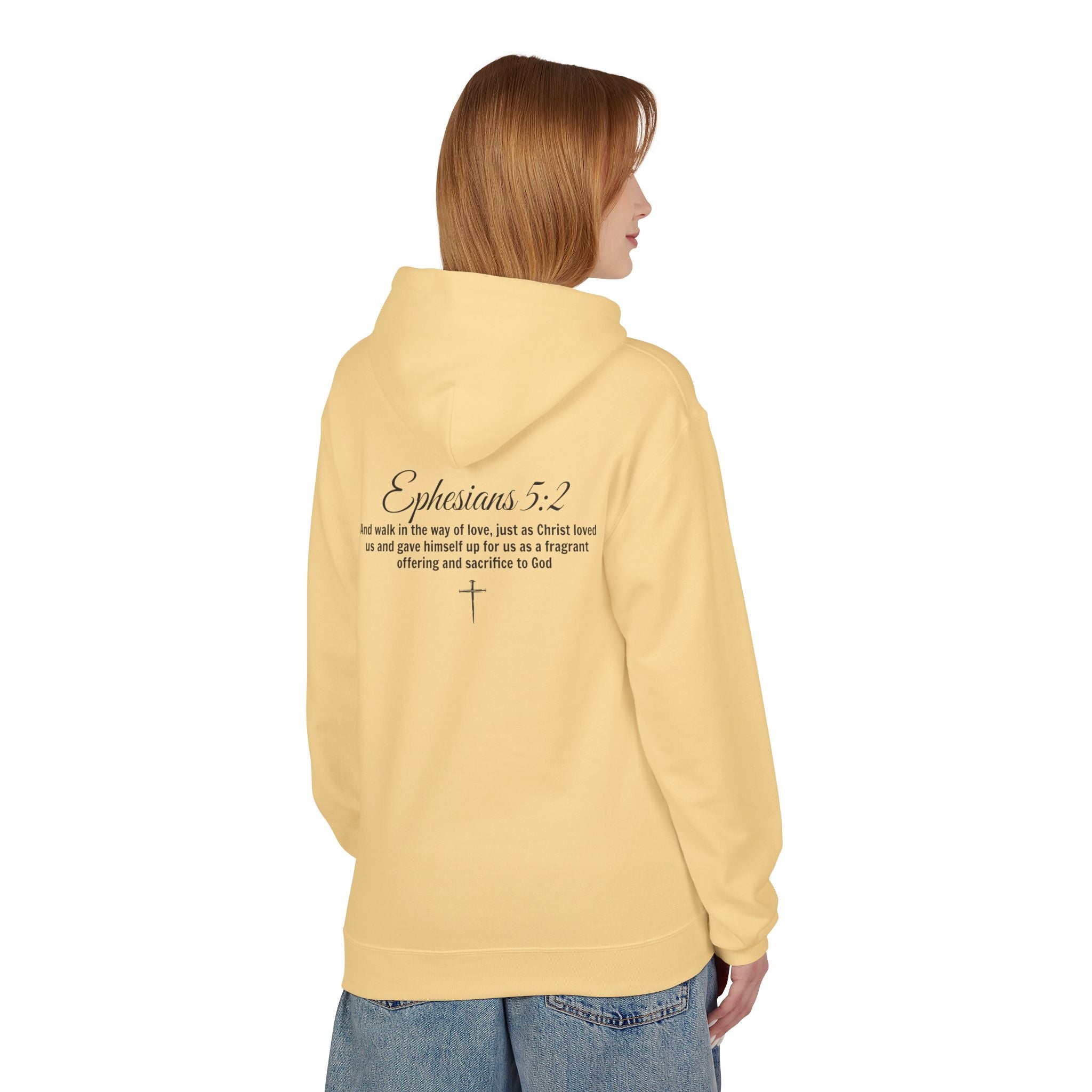 Ephesians 5:2 Sacrifice Collection Cotton Hoodie