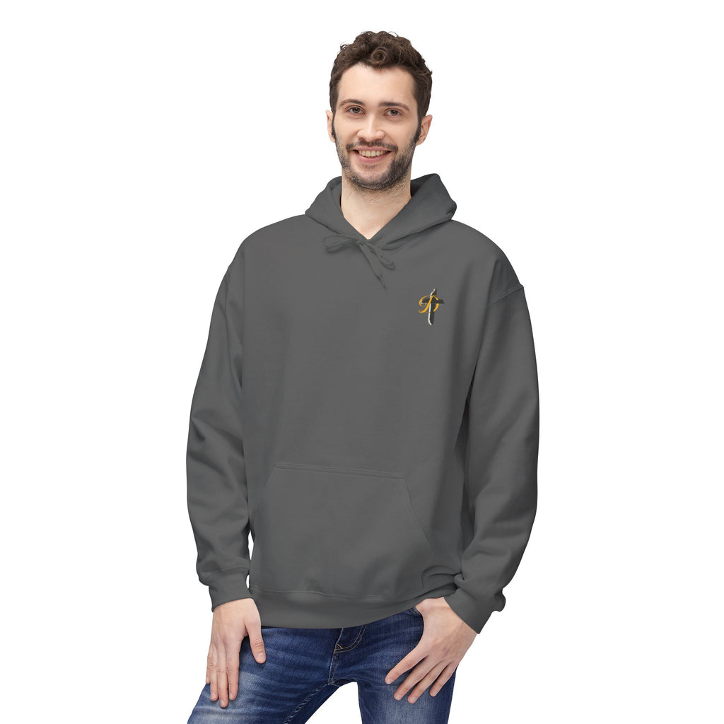 Driven By Faith Carbon Cross Hoodie