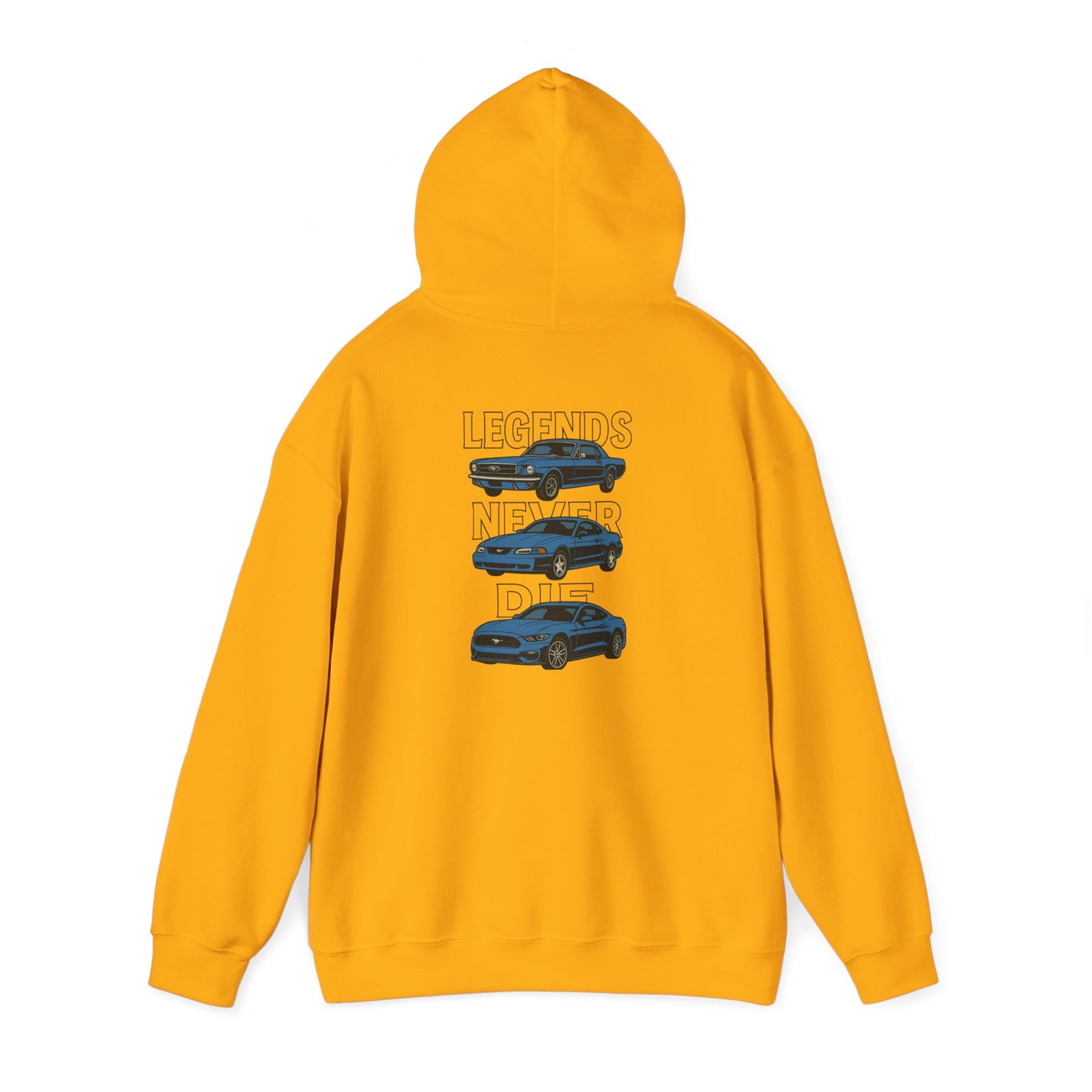 Legends Never Die Mustang Cotton Hoodie
