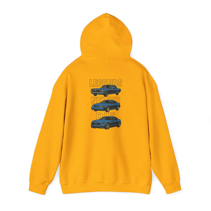 Legends Never Die Mustang Cotton Hoodie