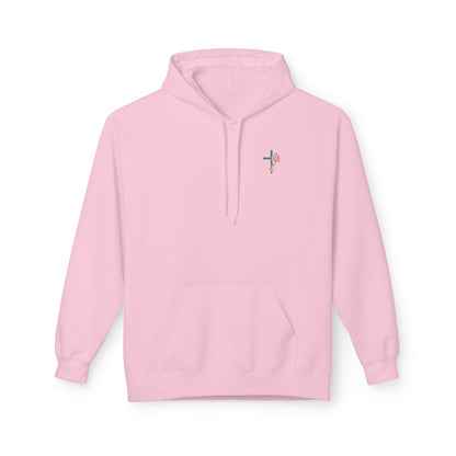 Isaiah 43:2 Ocean Themed Growth Cross Cotton Hoodie