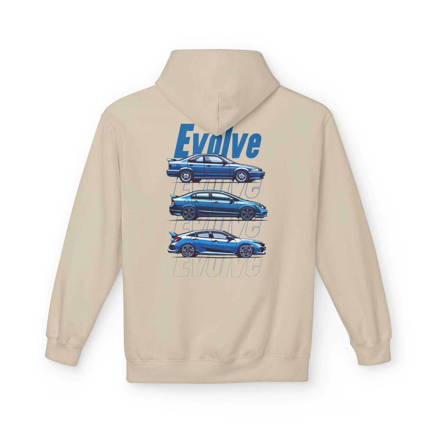 Evolve Blue Sport Cotton Hoodie