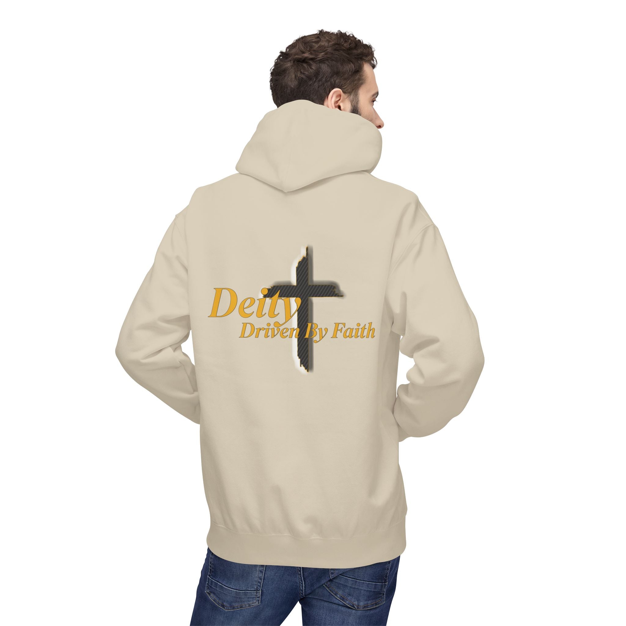 Driven By Faith Carbon Cross Hoodie