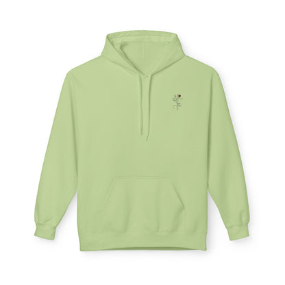 Romans 5:3-5 Rose Vine Growth Collection Cotton Hoodie