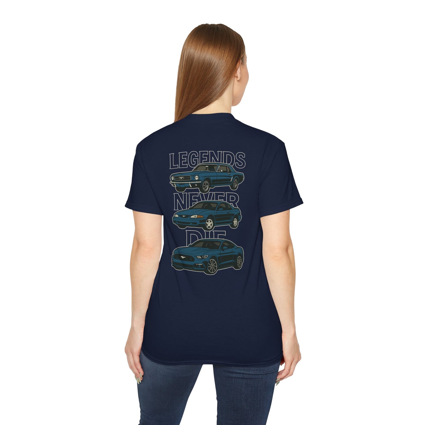 Cotton Legends Never Die Mustang Tee