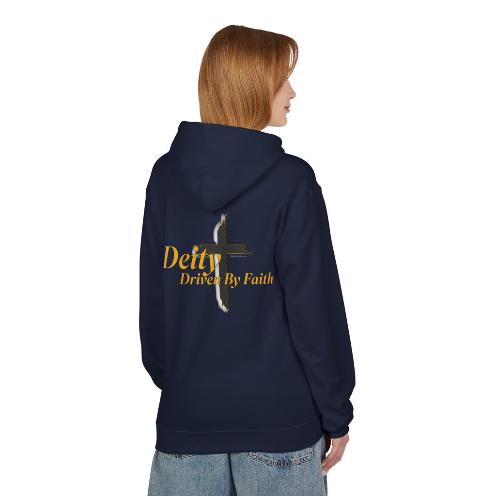 Driven By Faith Carbon Cross Hoodie