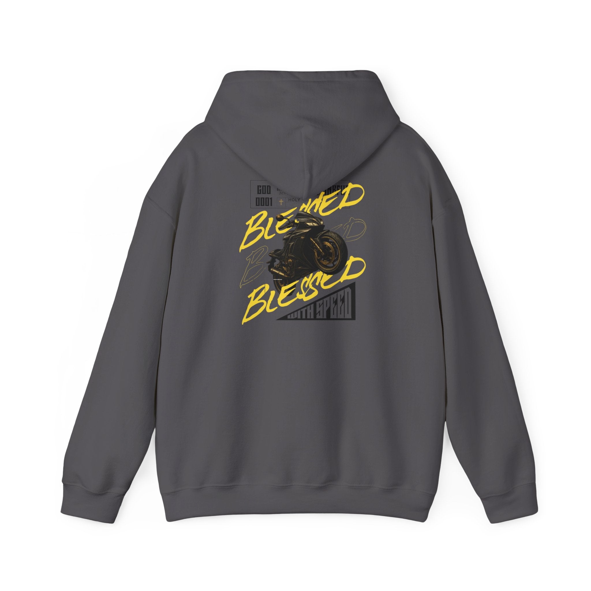Blessed Motorcycle Heavy Cotton Hoodie