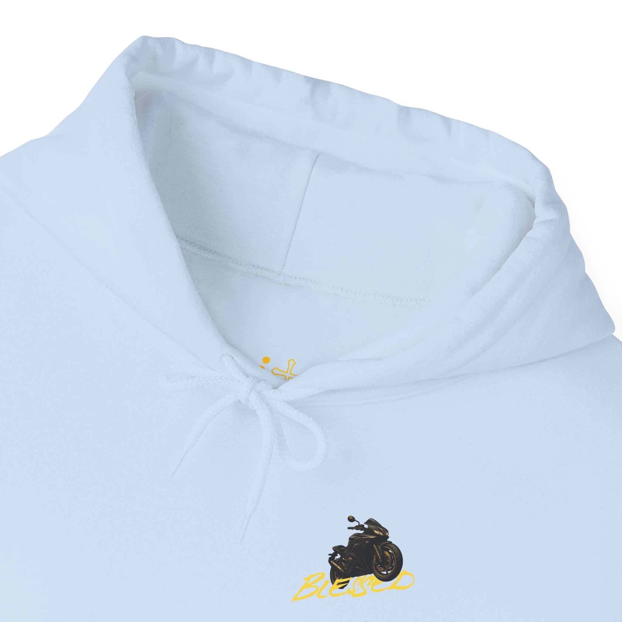 Blessed Motorcycle Heavy Cotton Hoodie