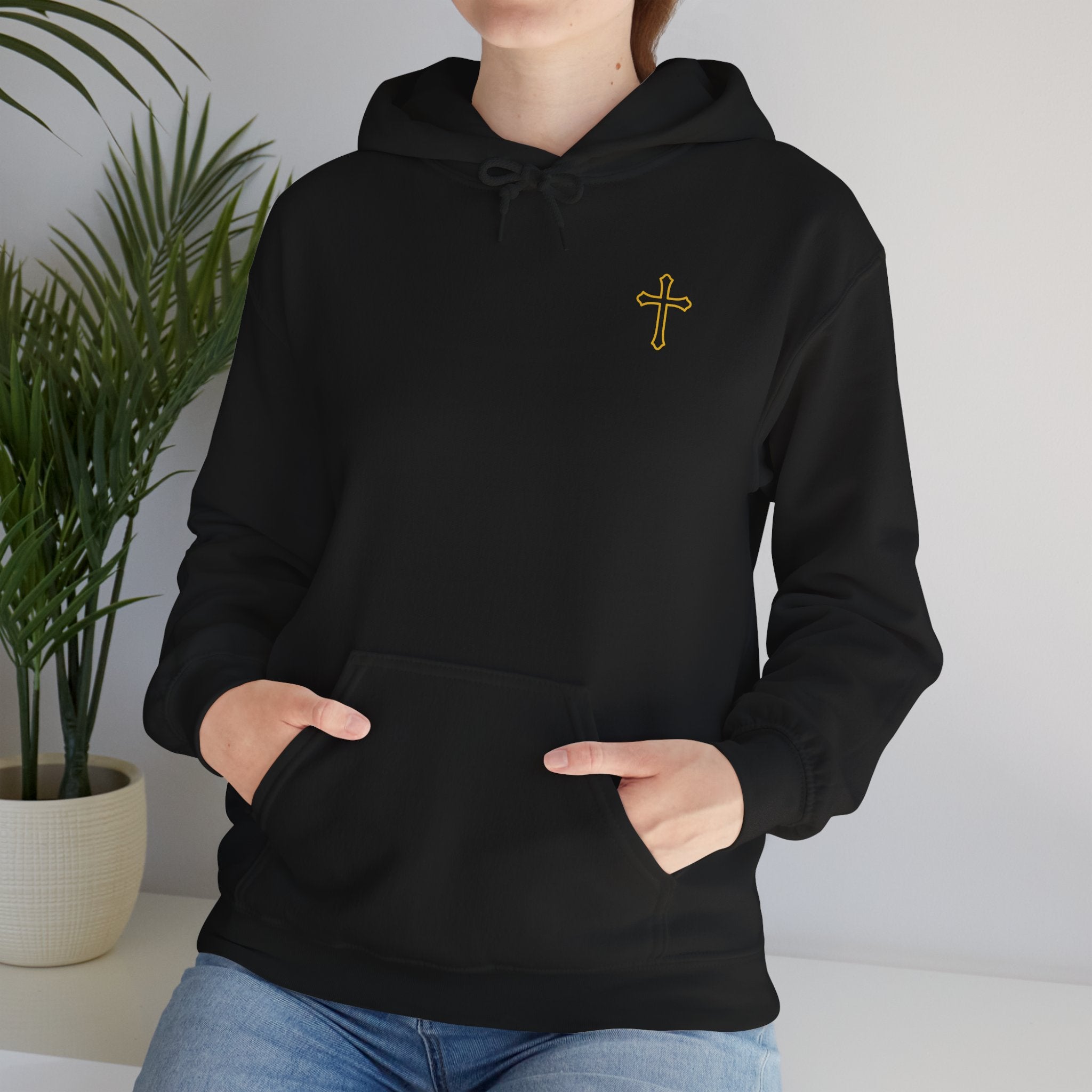 Walk With God Cotton Cross Hoodie