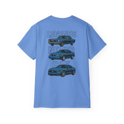 Cotton Legends Never Die Mustang Tee
