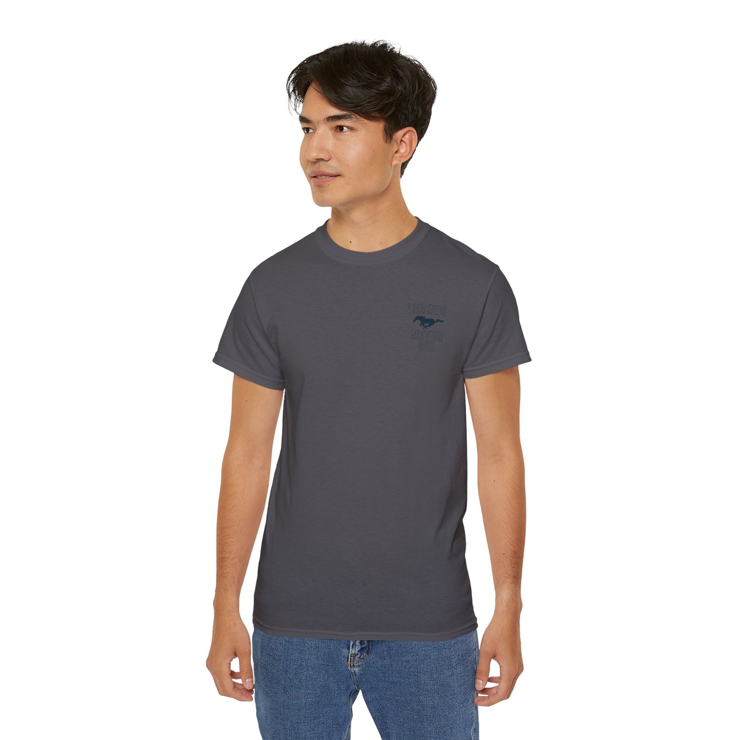 Cotton Legends Never Die Mustang Tee