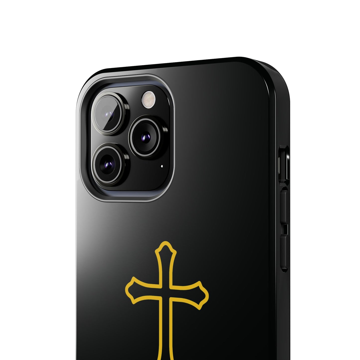 Black Always With Me Cross Phone Case