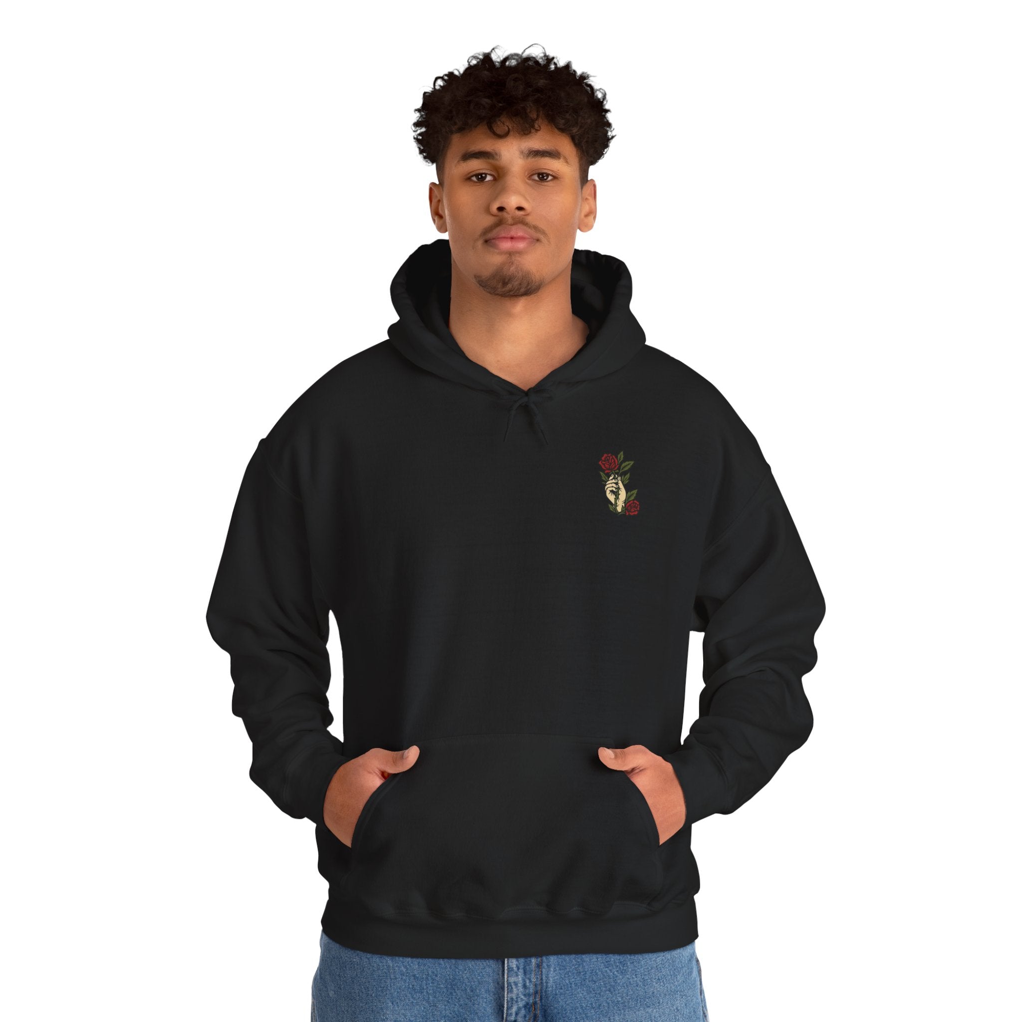Trust God Rose Unisex Cotton Hoodie