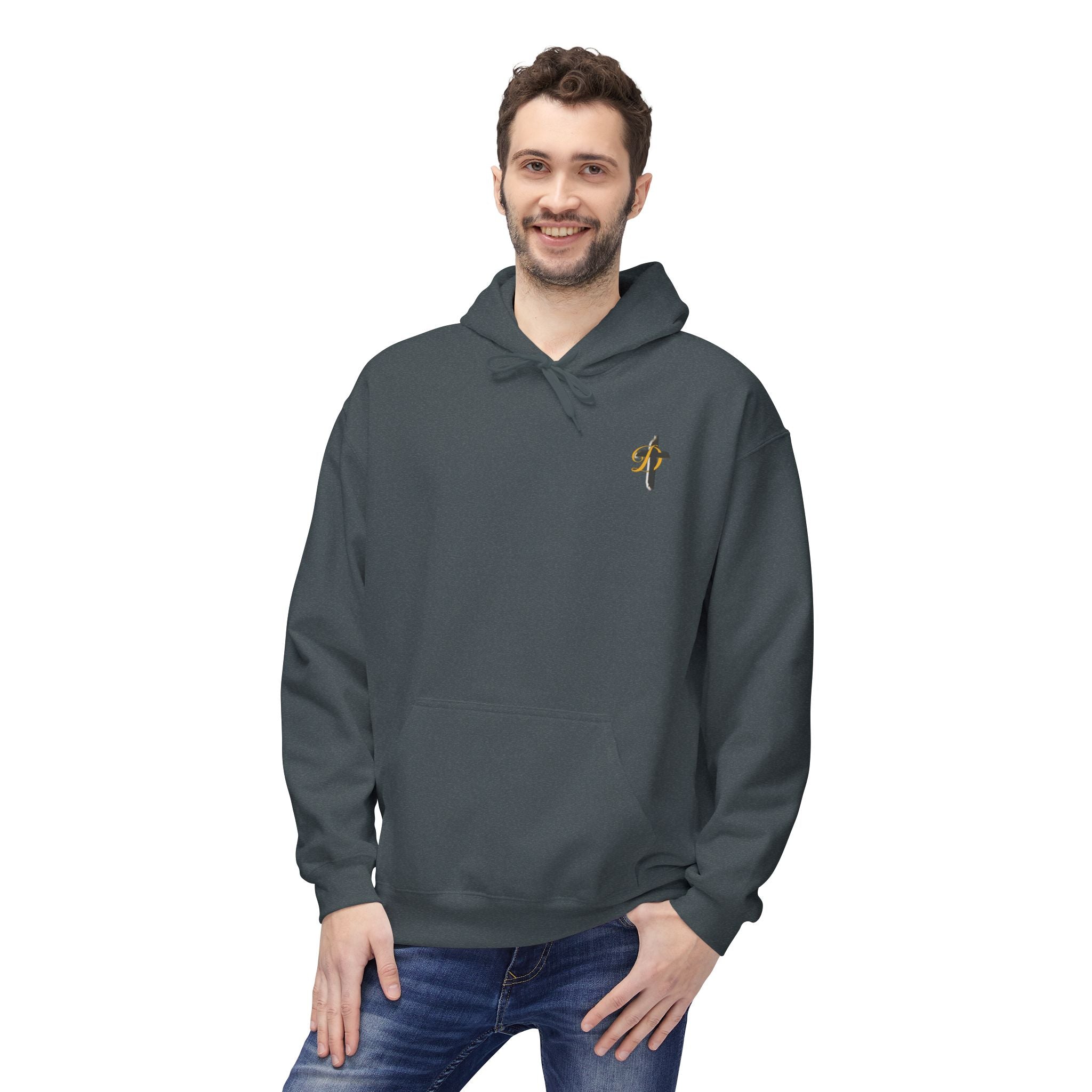 Driven By Faith Carbon Cross Hoodie