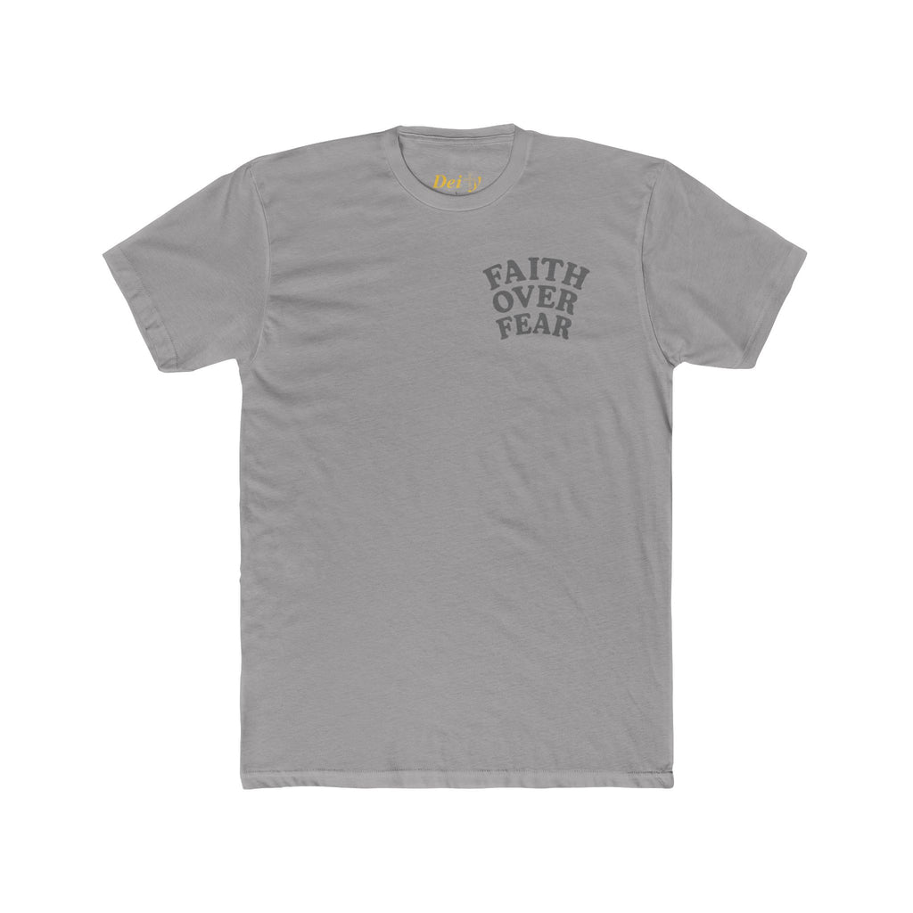 Faith Over Fear Pastel Unisex Cotton Tee