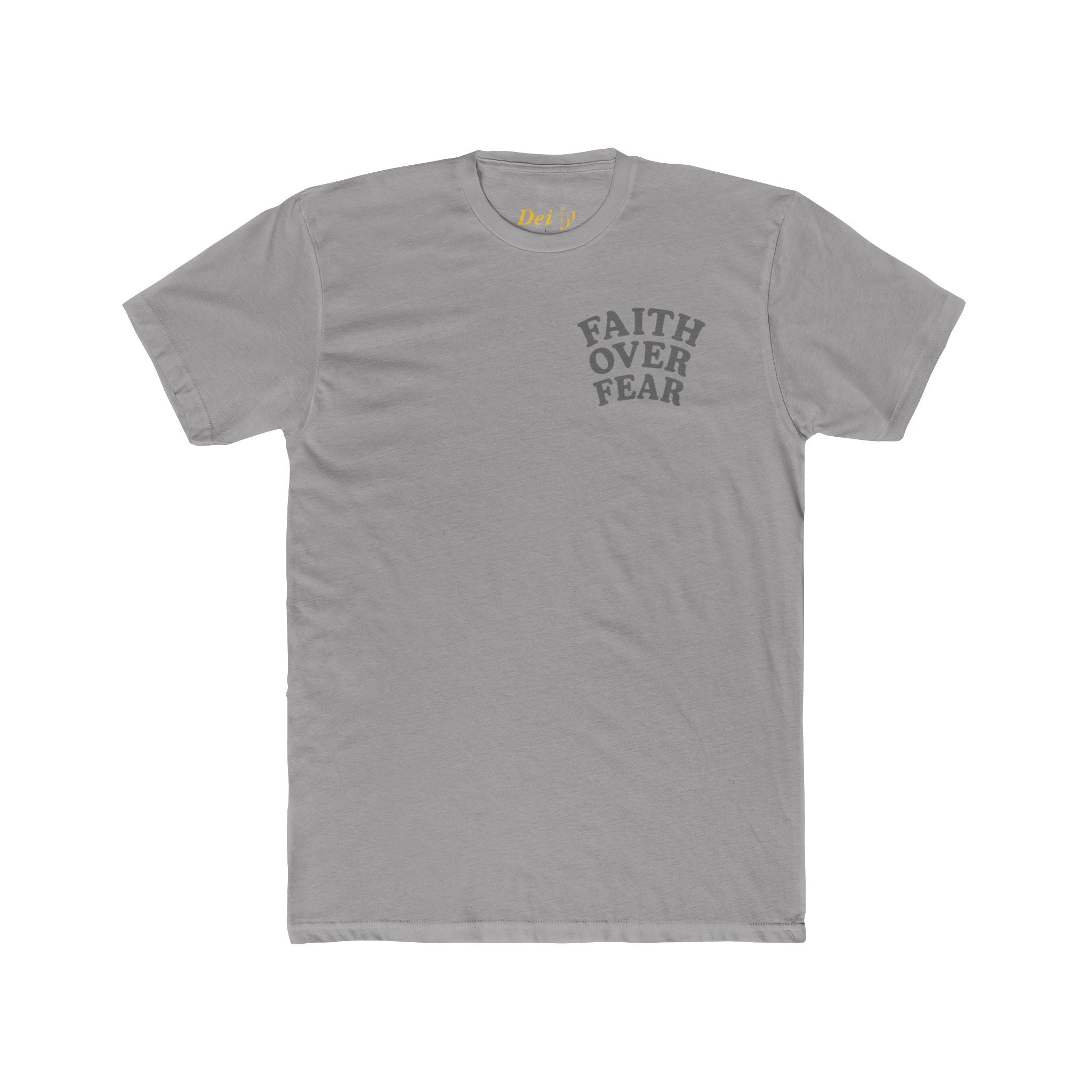 Faith Over Fear Pastel Unisex Cotton Tee
