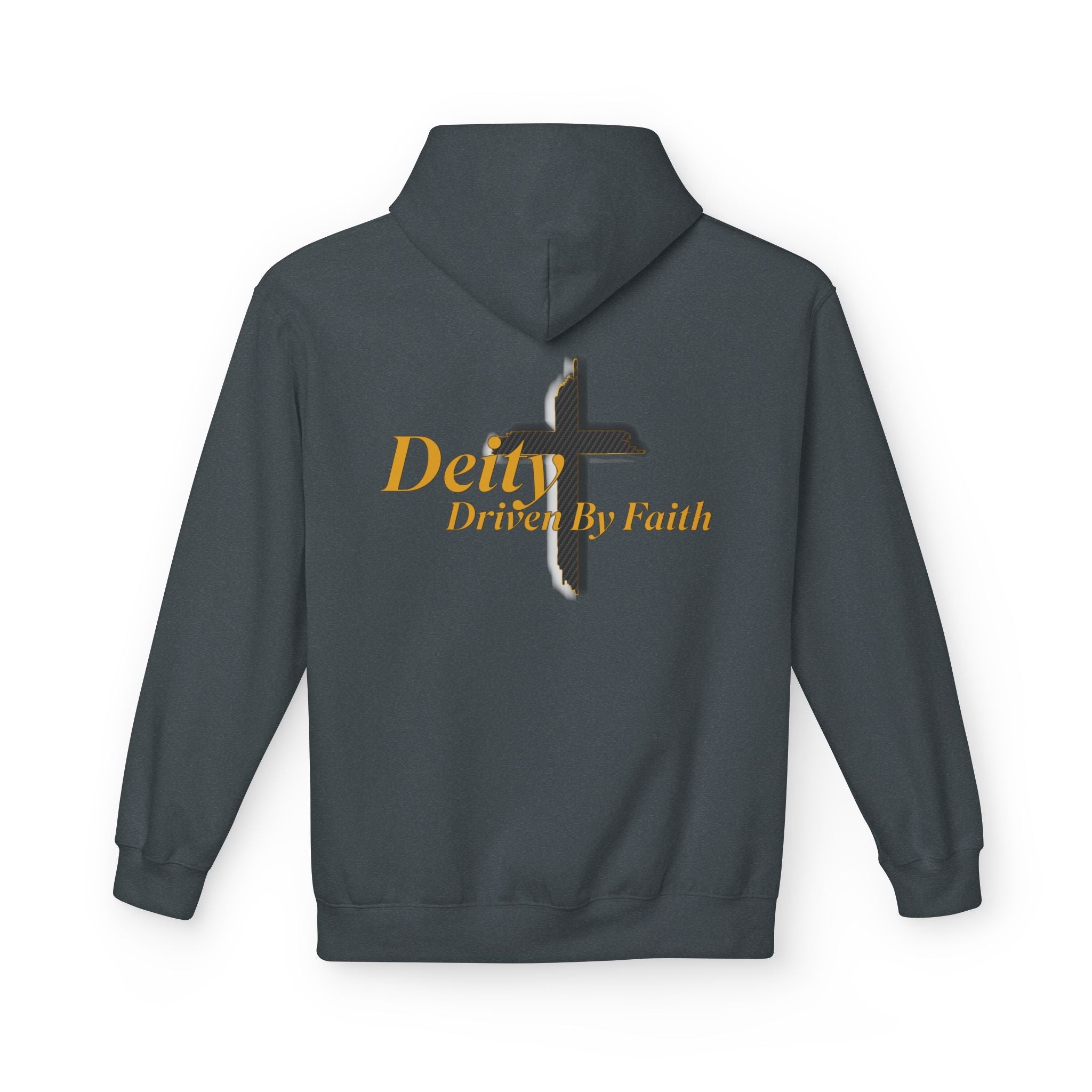 Driven By Faith Carbon Cross Hoodie