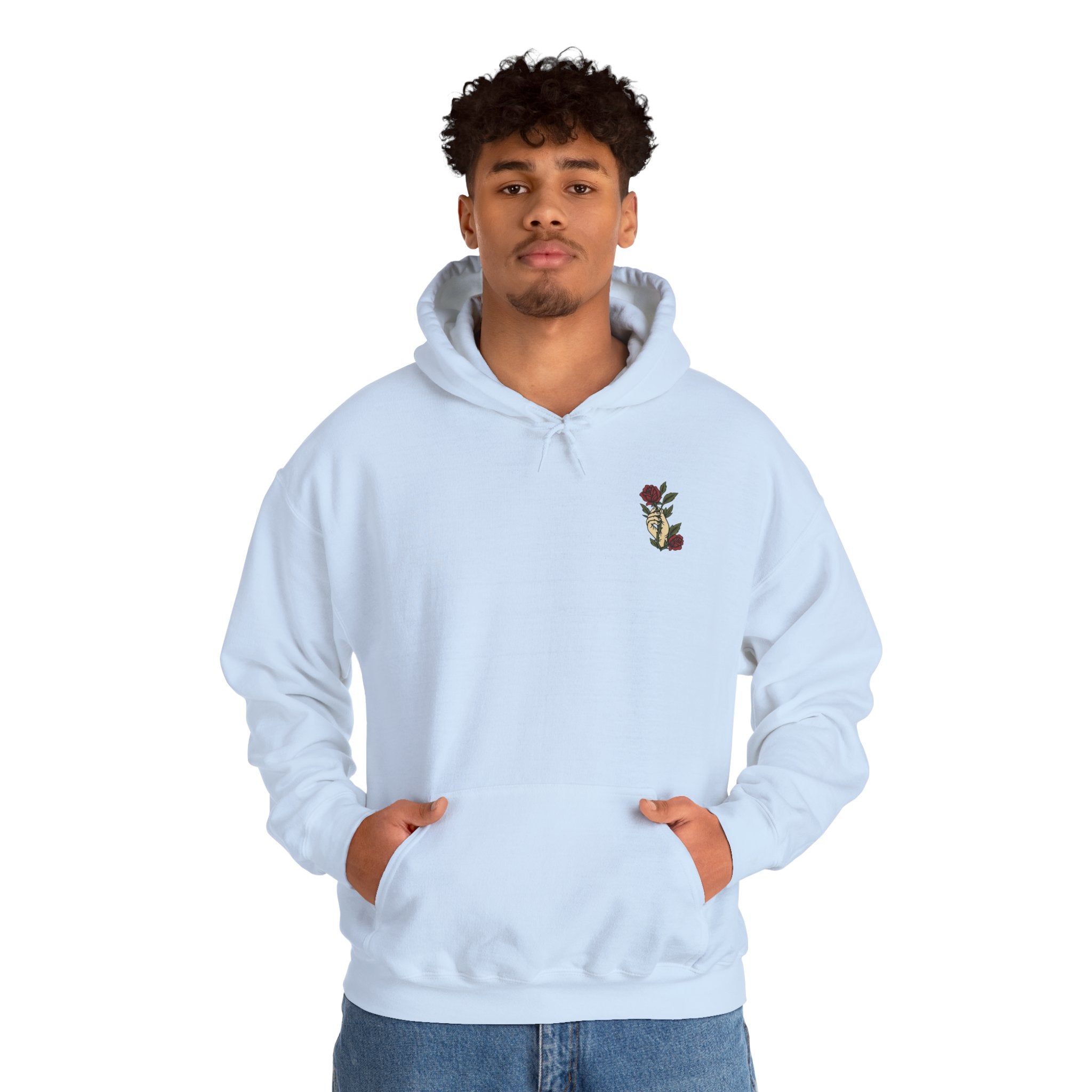 Trust God Rose Unisex Cotton Hoodie