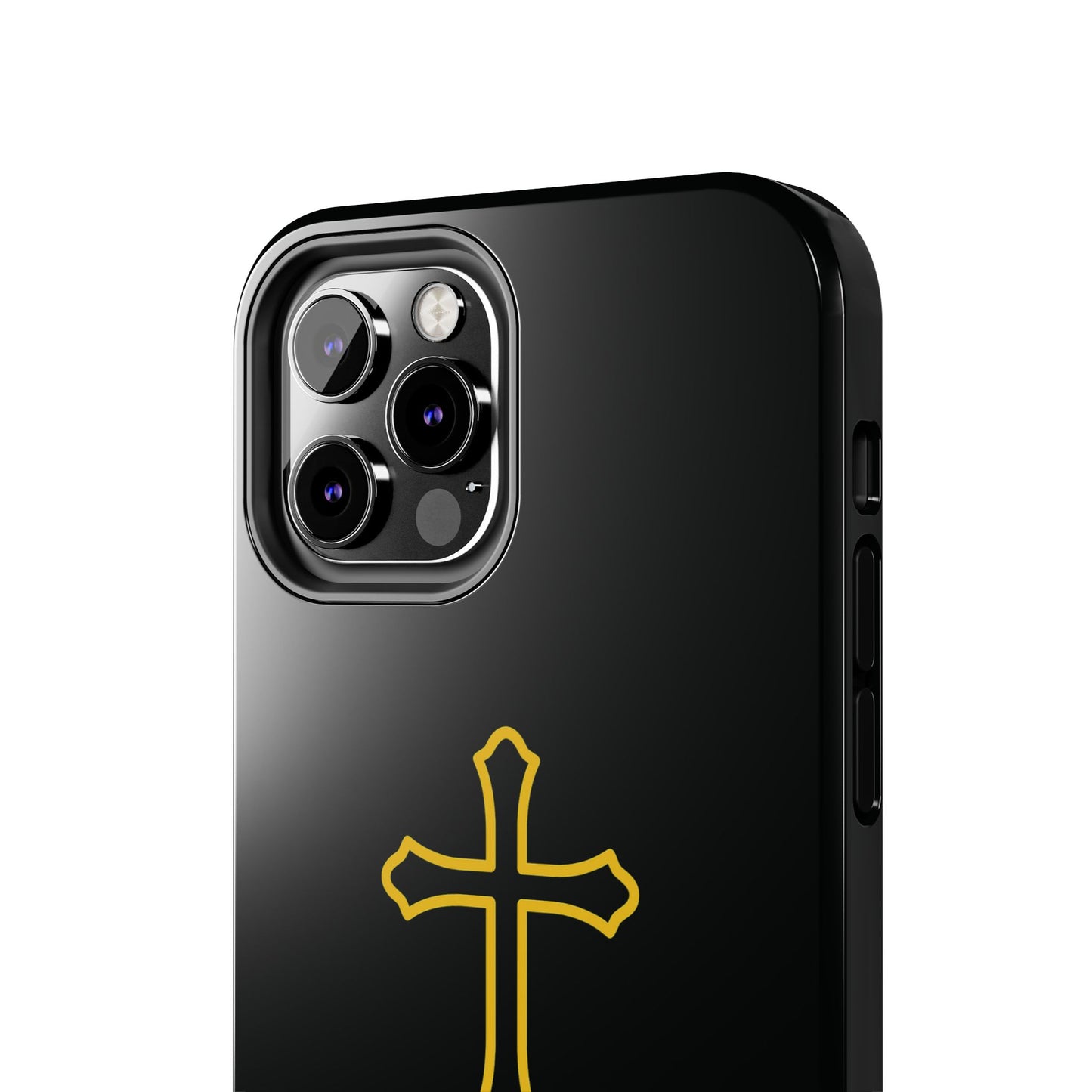 Black Always With Me Cross Phone Case
