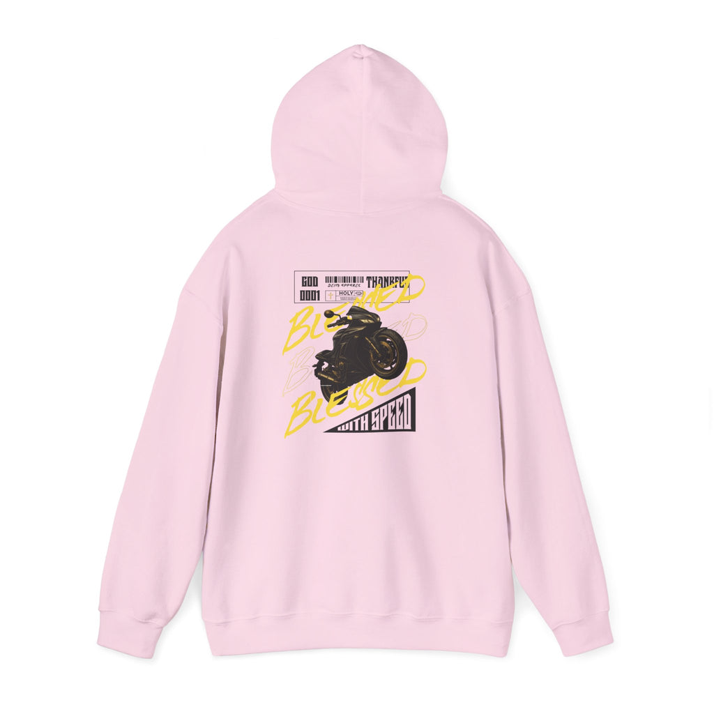 Blessed Motorcycle Heavy Cotton Hoodie