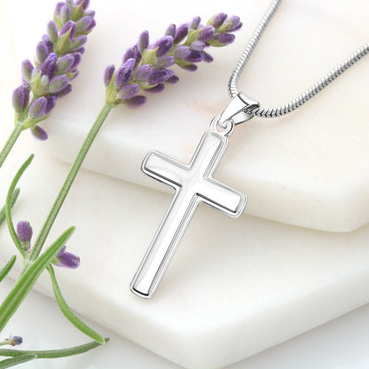 Simple Stainless Steel Cross Necklace