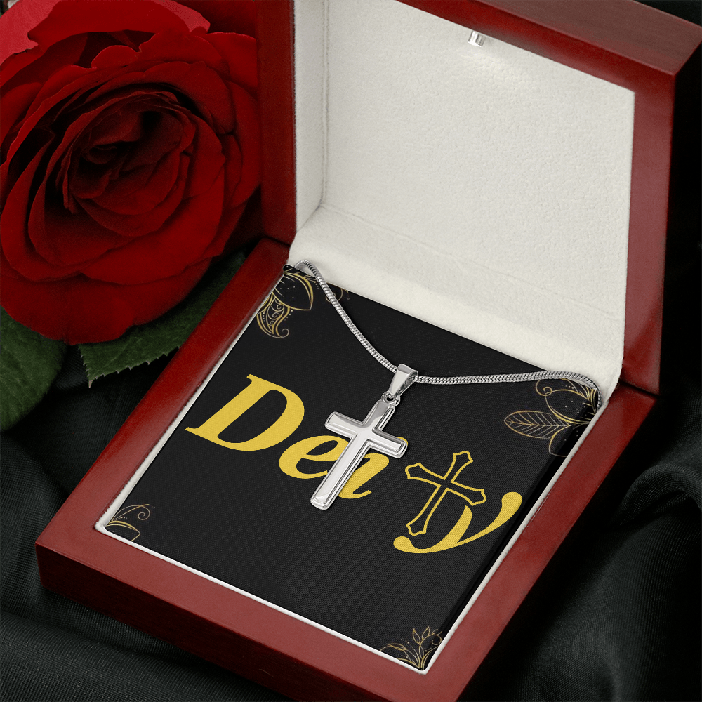 Simple Stainless Steel Cross Necklace