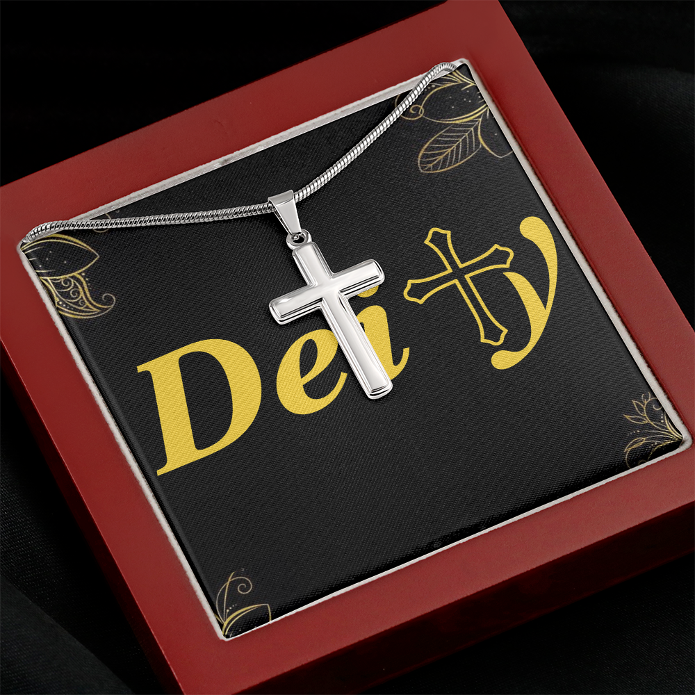 Simple Stainless Steel Cross Necklace