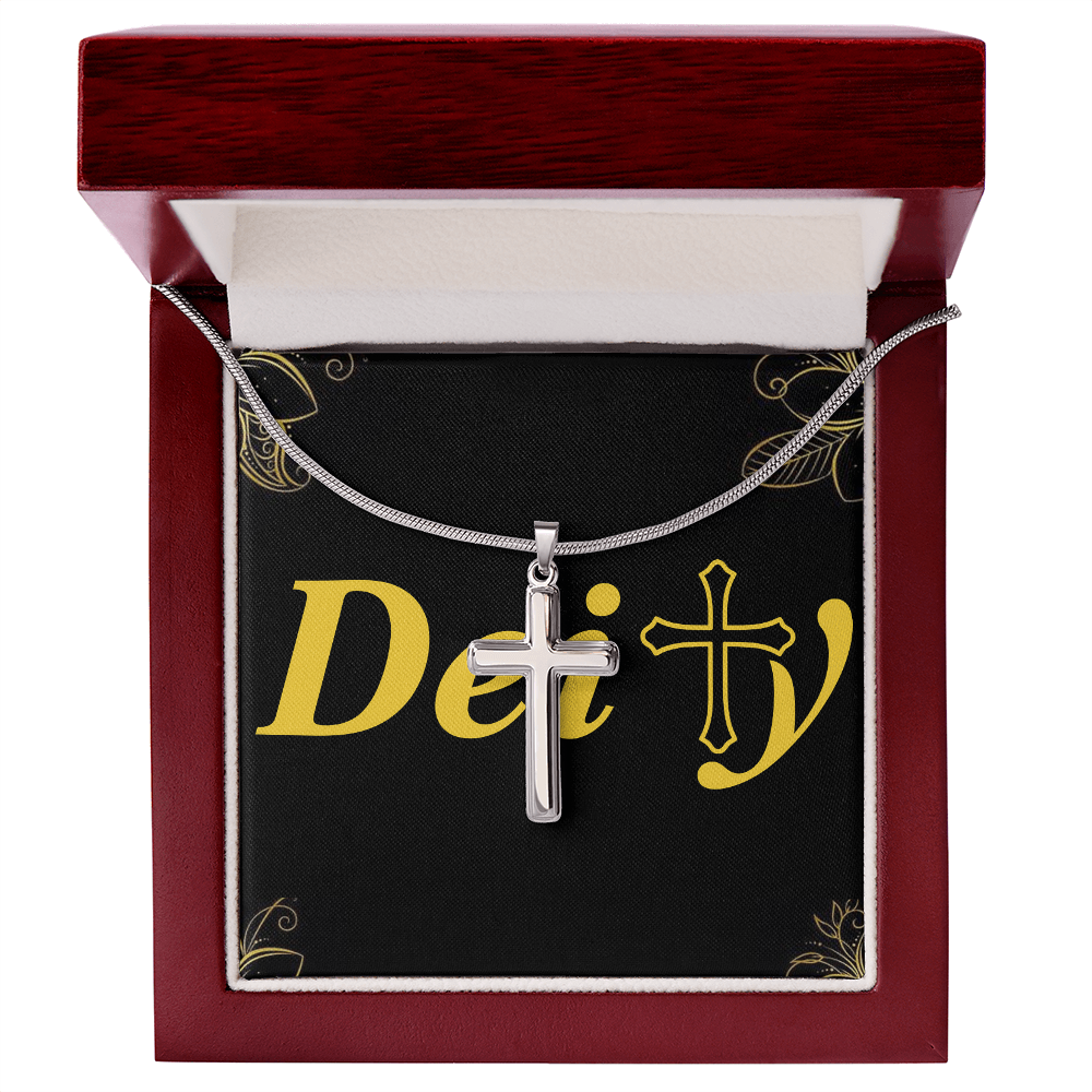 Simple Stainless Steel Cross Necklace