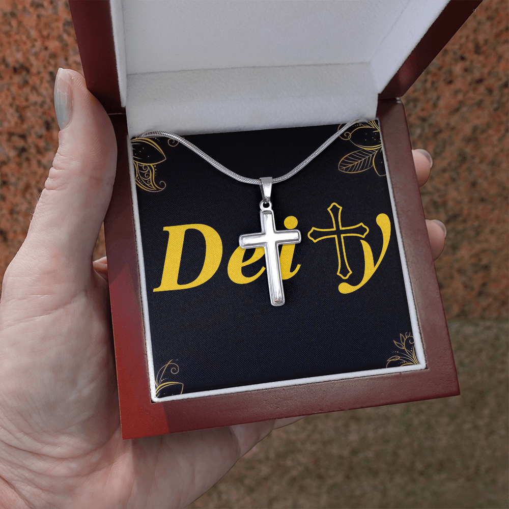 Simple Stainless Steel Cross Necklace